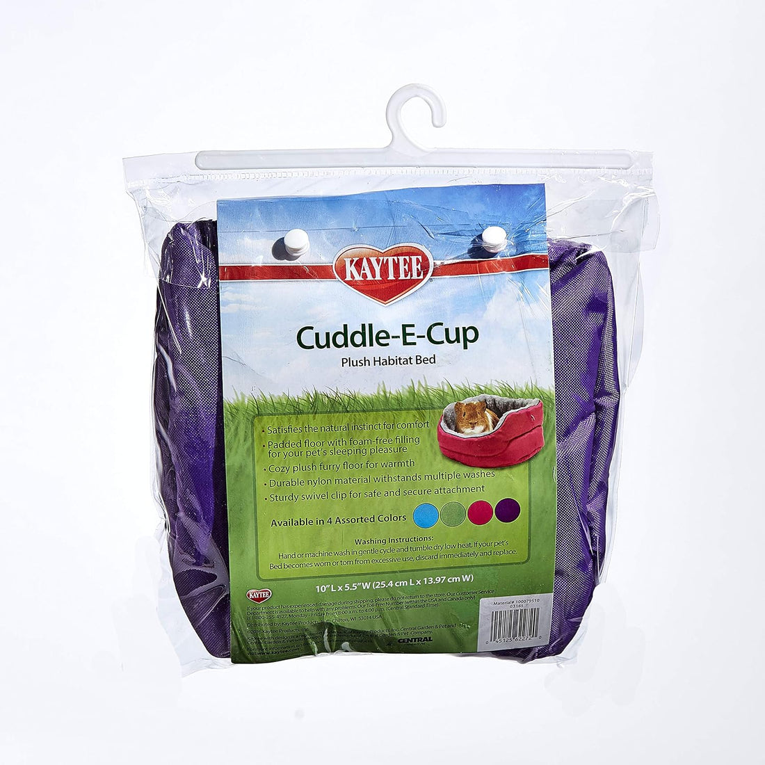 Kaytee Super Sleeper Cuddle-E-Cup Bed for Guinea Pigs, Chinchilla