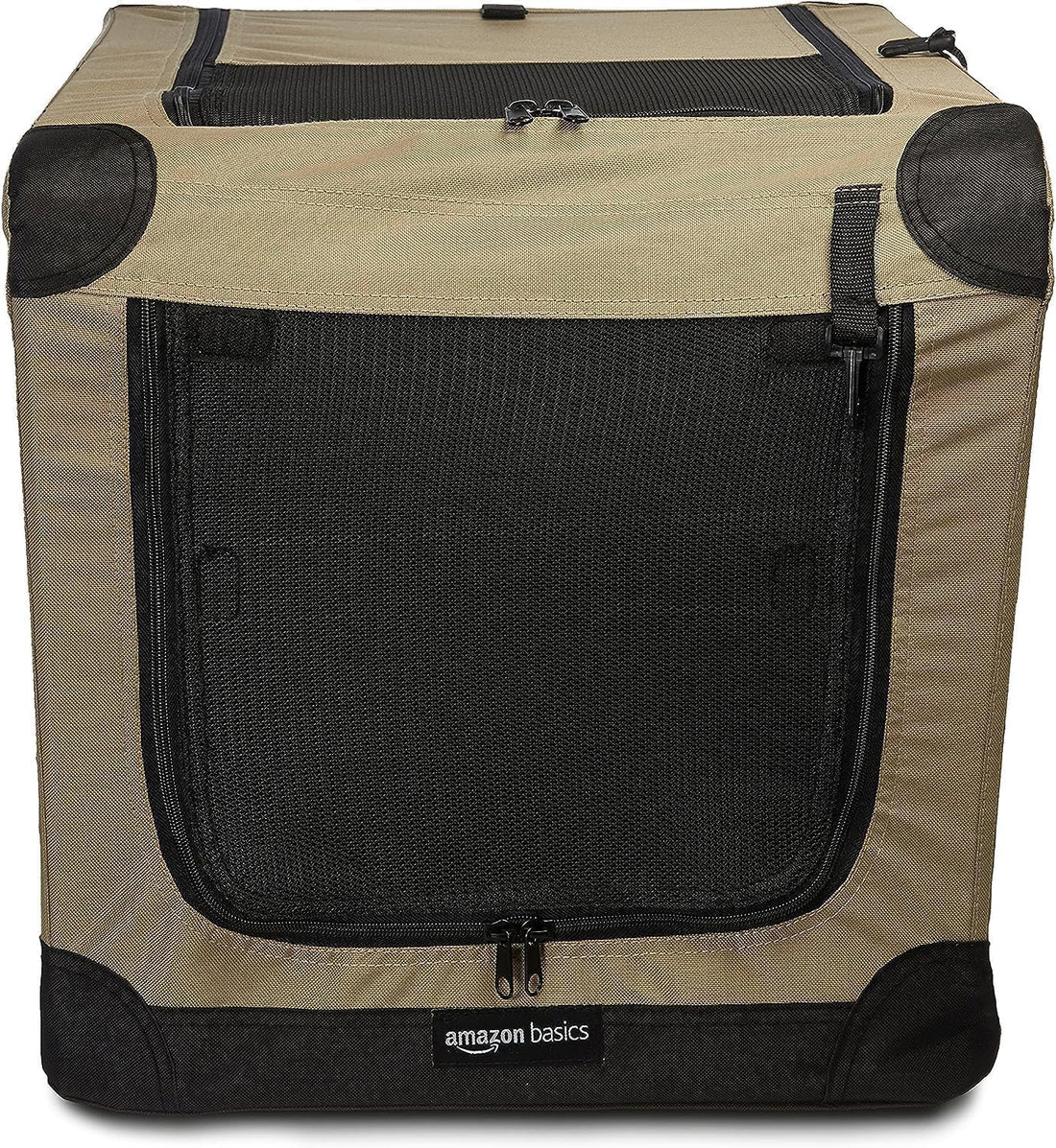 Portable Folding Soft Dog Crate, Double Door