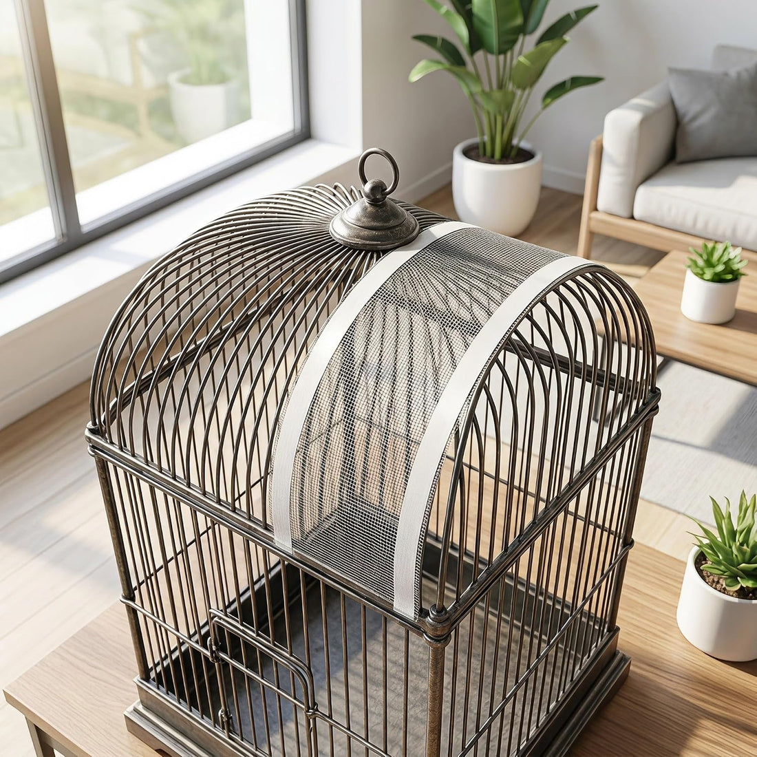 UKCOCO 1 Roll Birdcage Seed - Cuttable Mesh Tape