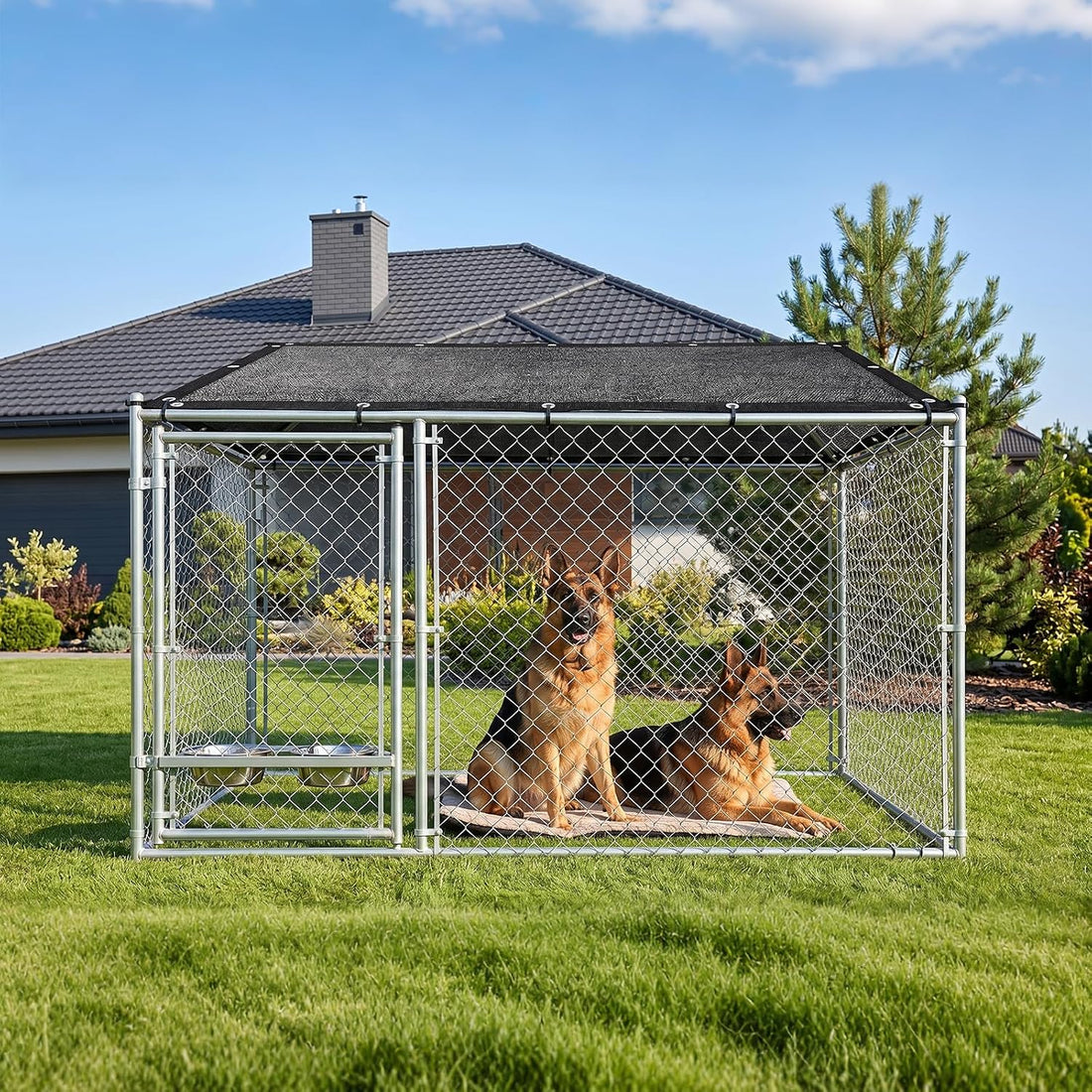 Royal Shade 4' x 5' Black Dog Kennel Shade Cover