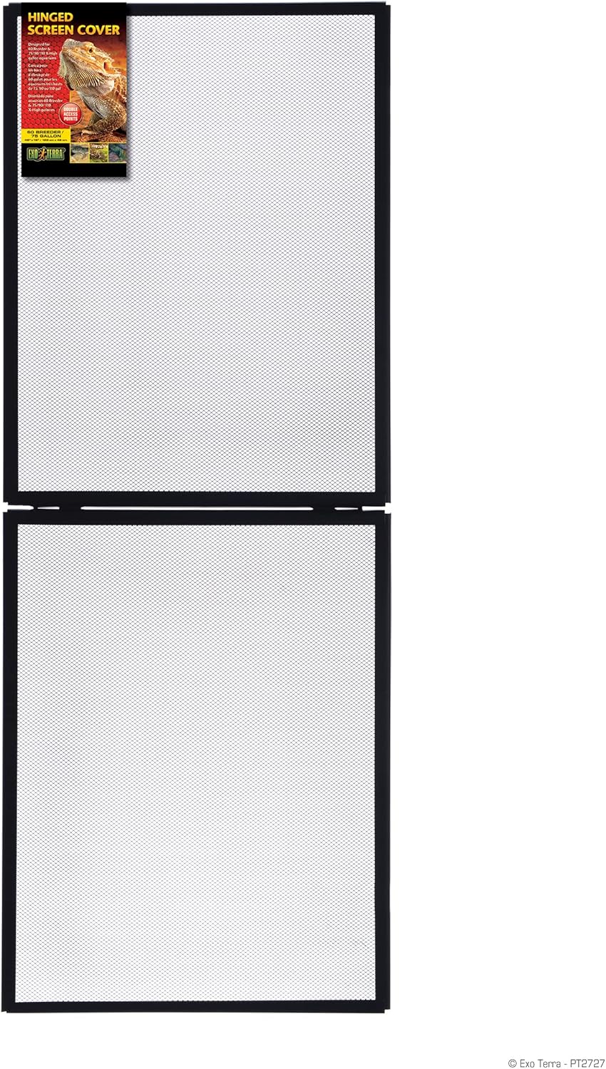 Exo Terra Hinged Terrarium Screen Cover, 60 Breeder/75 Gallon