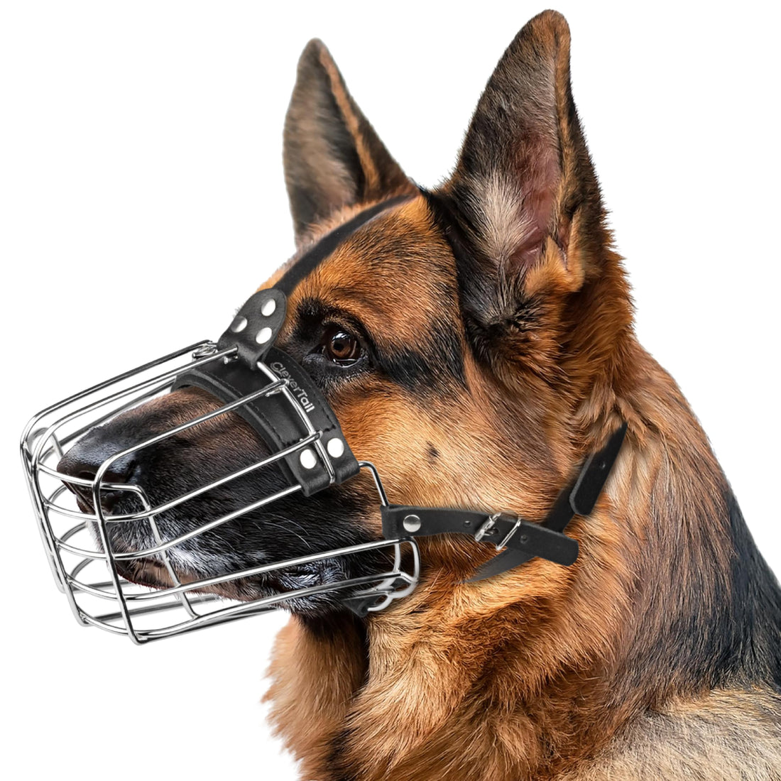 CleverTail German Shepherd Muzzle for Large Sized Dog