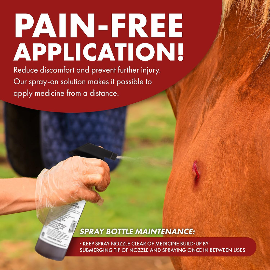 Topical Wound Spray Kit, 16 oz Refill with Trigger Sprayer & Shaker