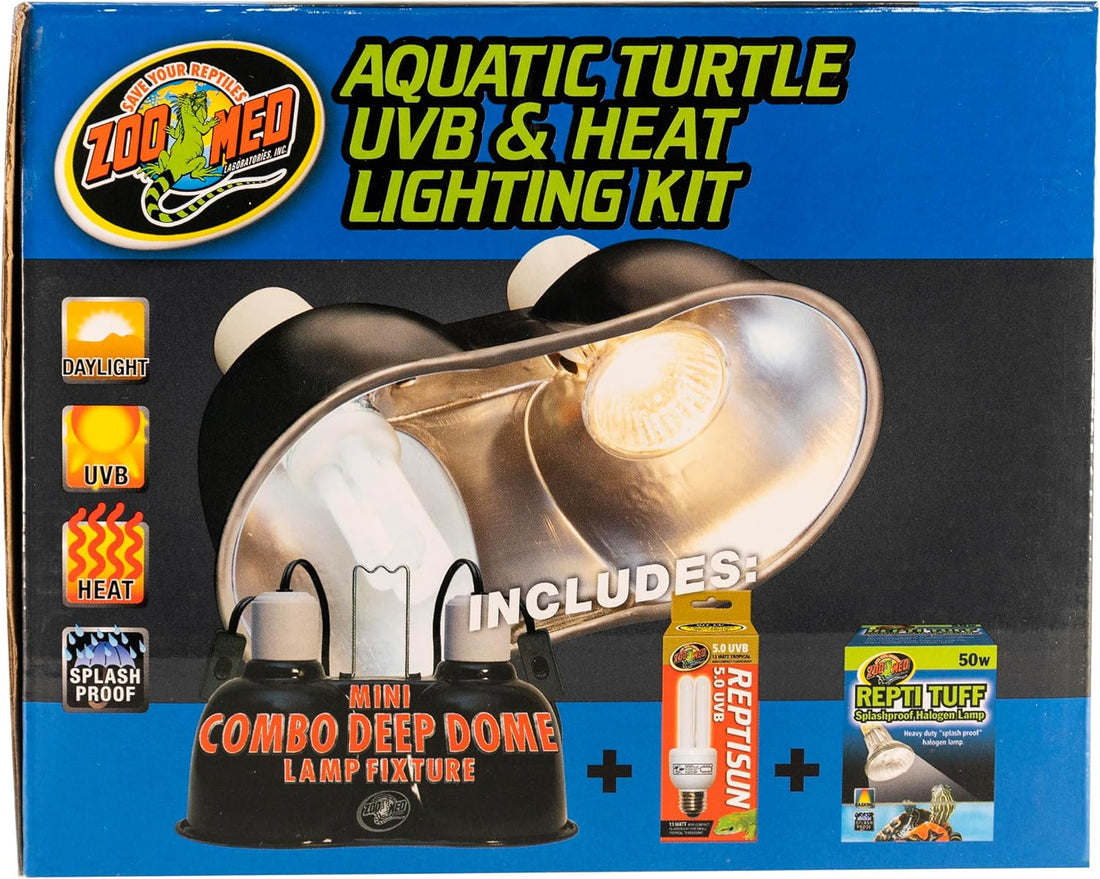 Zoo Med Aquatic Turtle UVB & Heat Lighting Kit