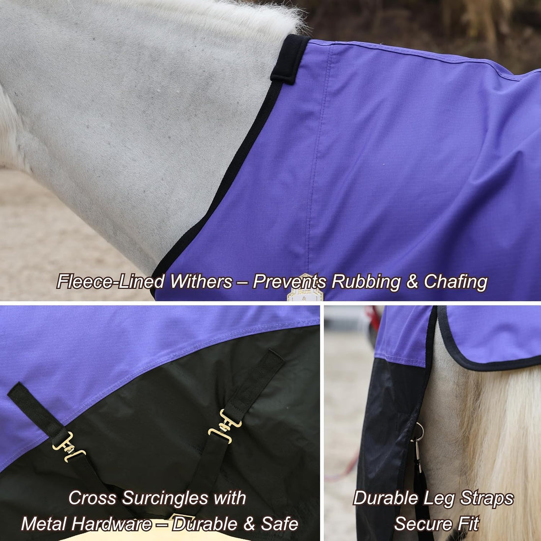 BARN & STABLE 600D Ripstop Lightweight Horse Turnout Sheet No