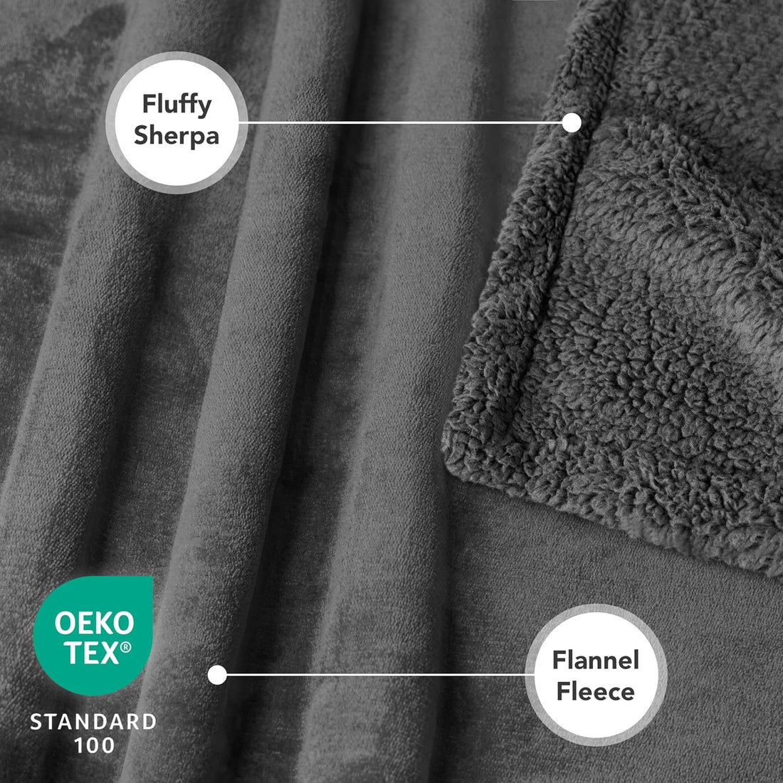 PetAmi Waterproof Dog Blanket for Couch, Extra Large 80x60