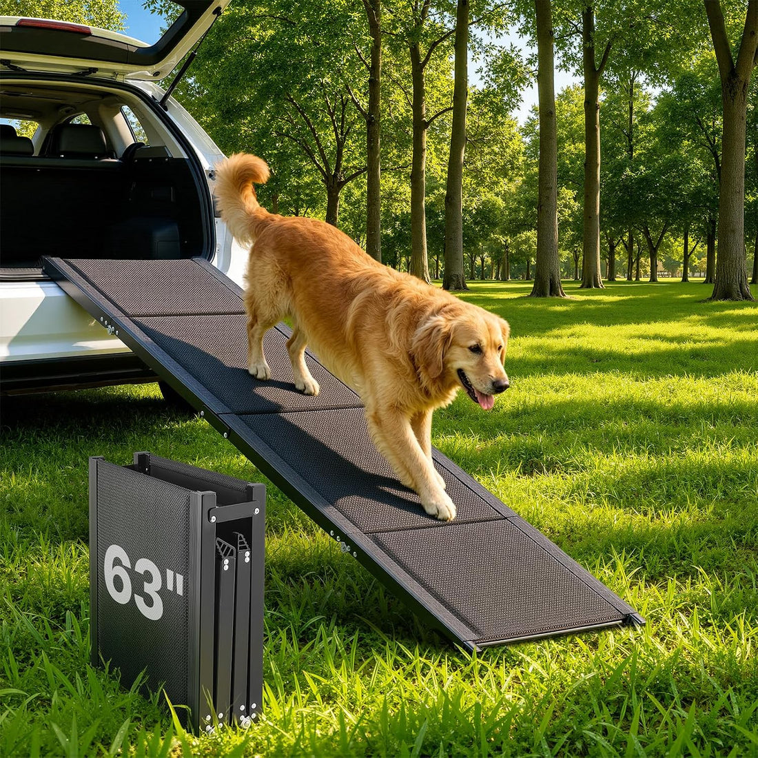 VEVOR Dog Ramp for Cars, 71" L x 17" W