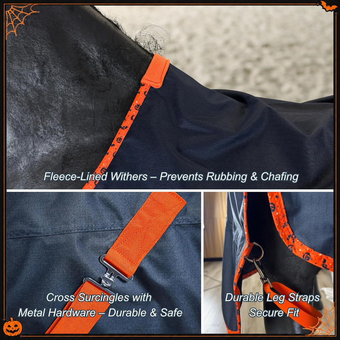 BARN & STABLE 600D Ripstop Lightweight Horse Turnout Sheet No
