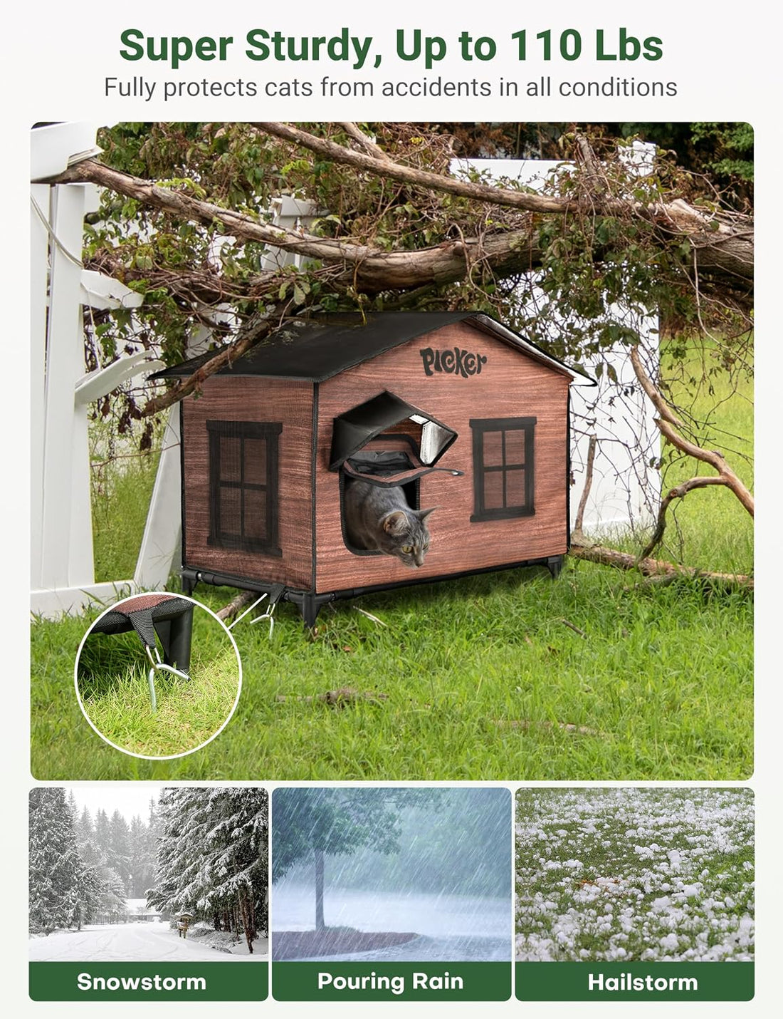 Heated Cat House for Outside