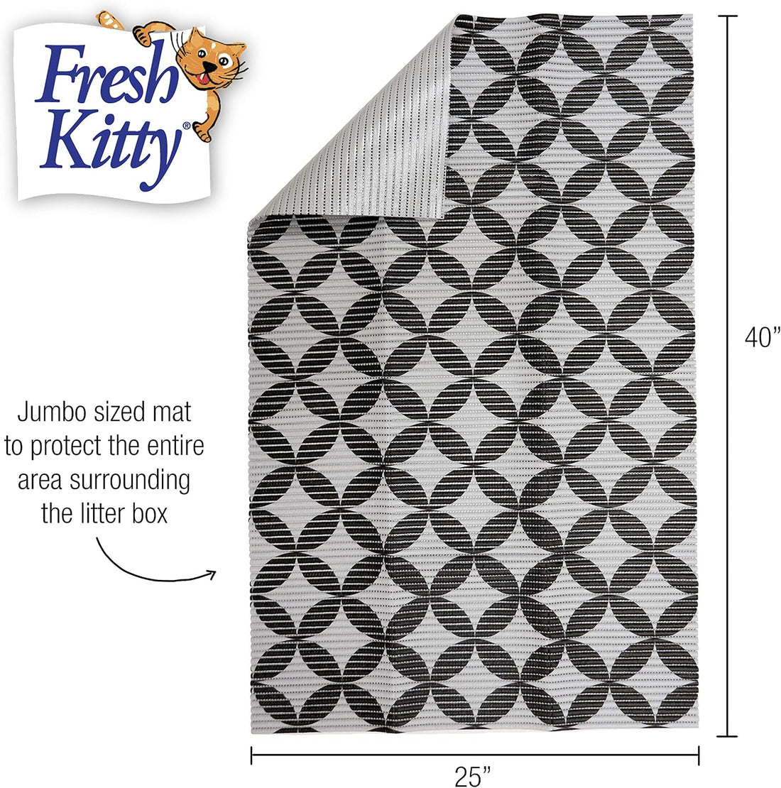 Fresh Kitty Durable XL Jumbo Foam Litter Box Mat