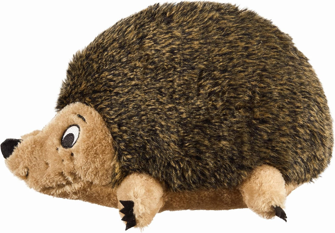 Outward Hound Hedgehogz Plush Dog Toy, Squeaks & Grunts, Large