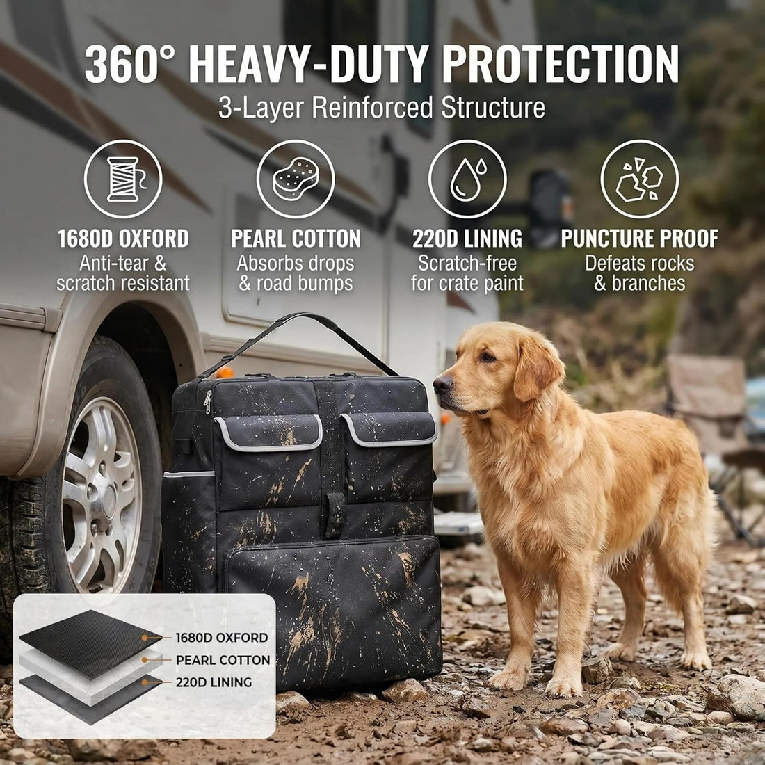 30" Dog Cage Storage Bag