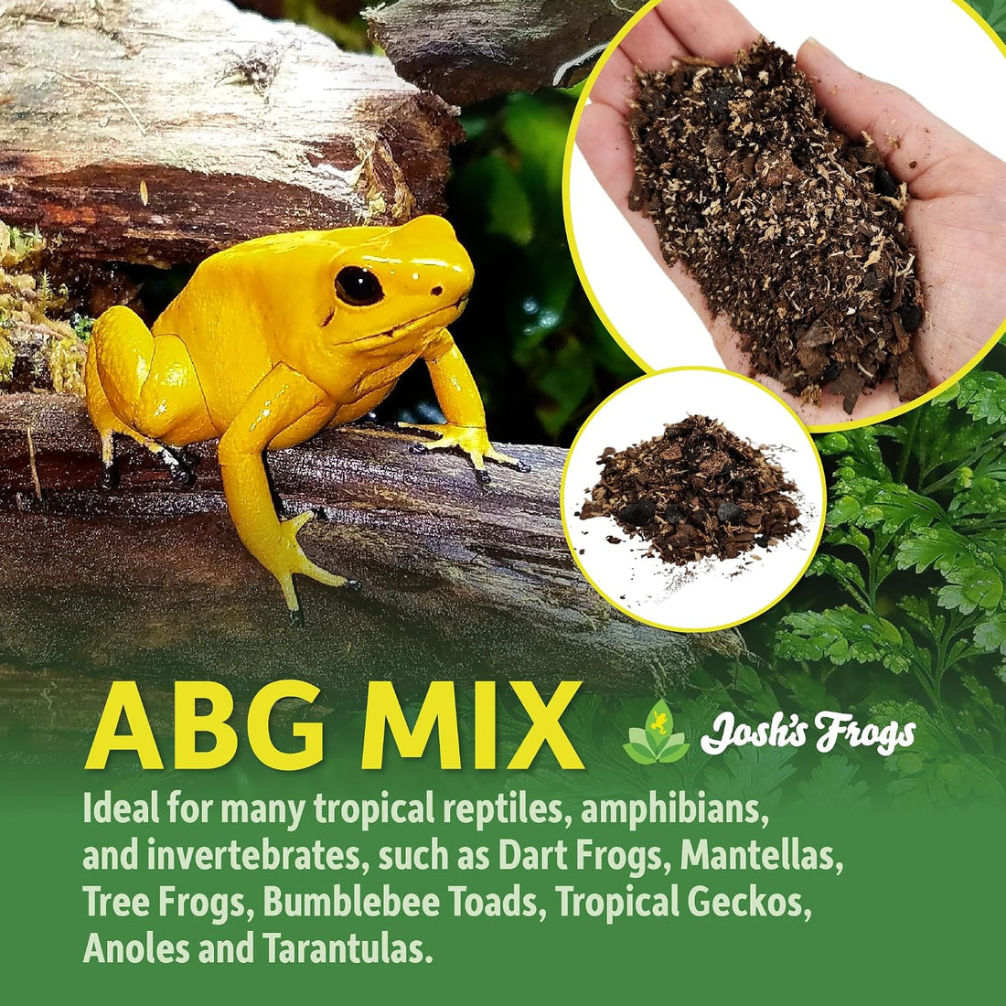 Josh's Frogs ABG Mix Bioactive Terrarium Substrate (4 Quart/1 Gallon)