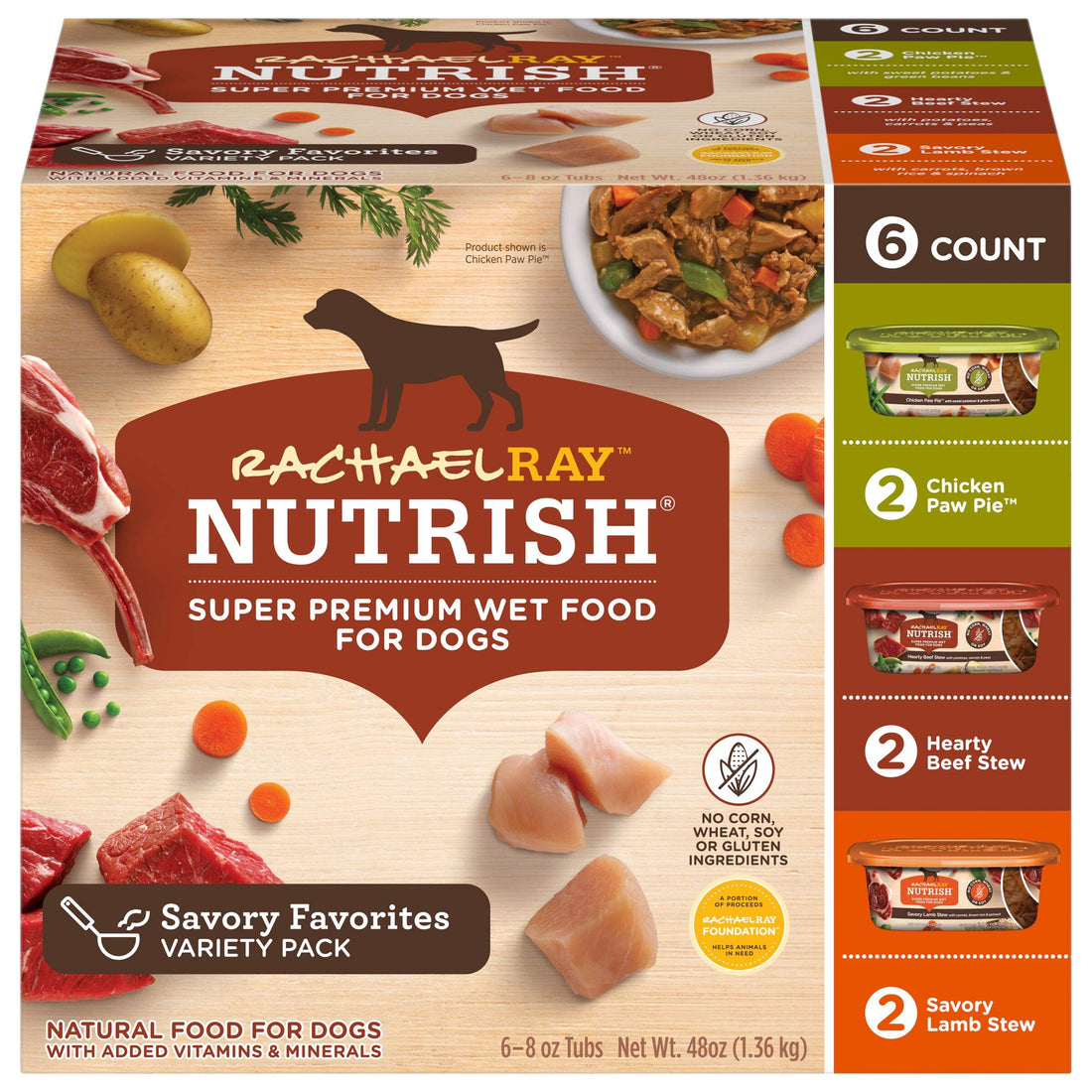Nutrish Rachael Ray Premium Natural Wet Dog Food