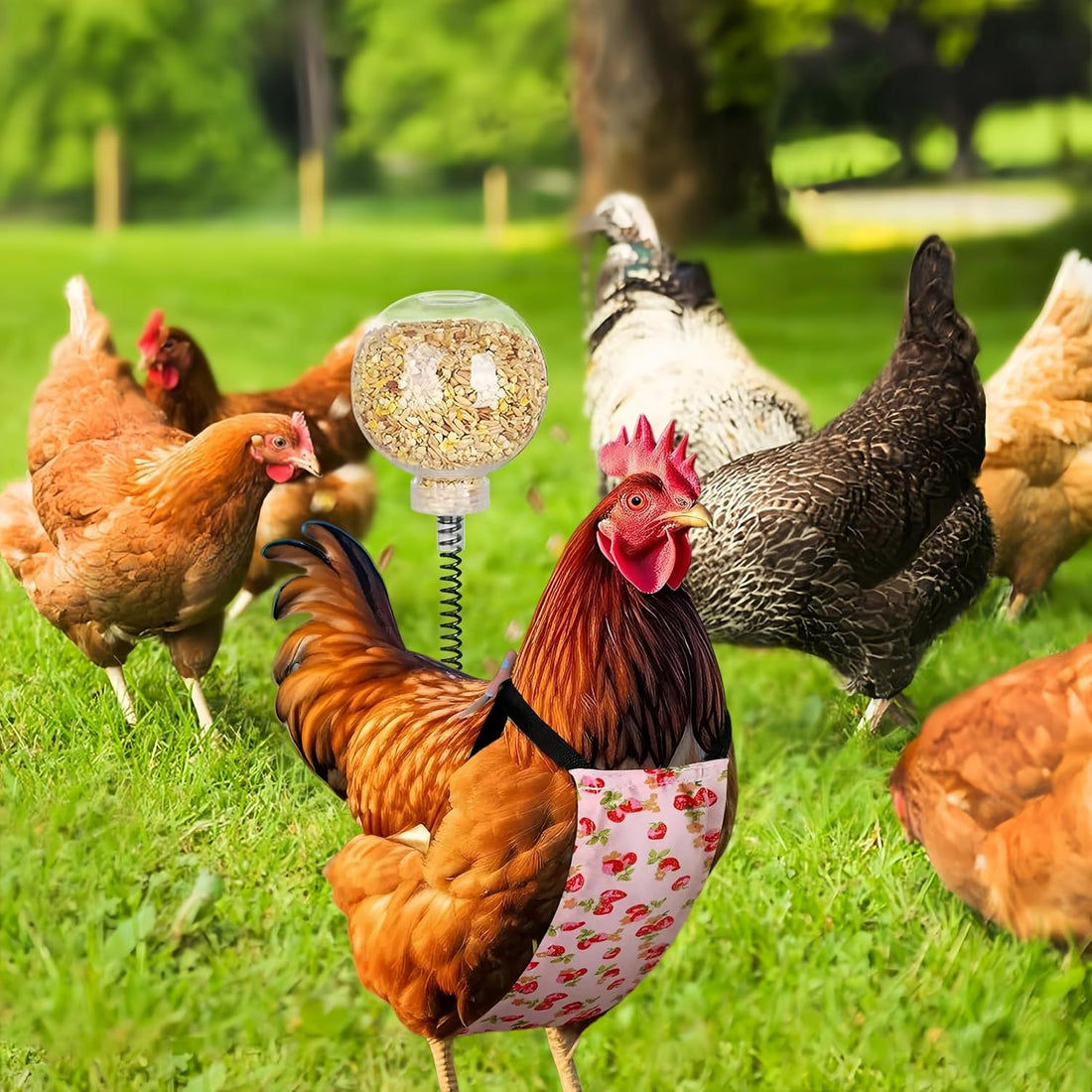 2 Pack Chicken Diapers for Hens, Roosters, Diapers for Ducks