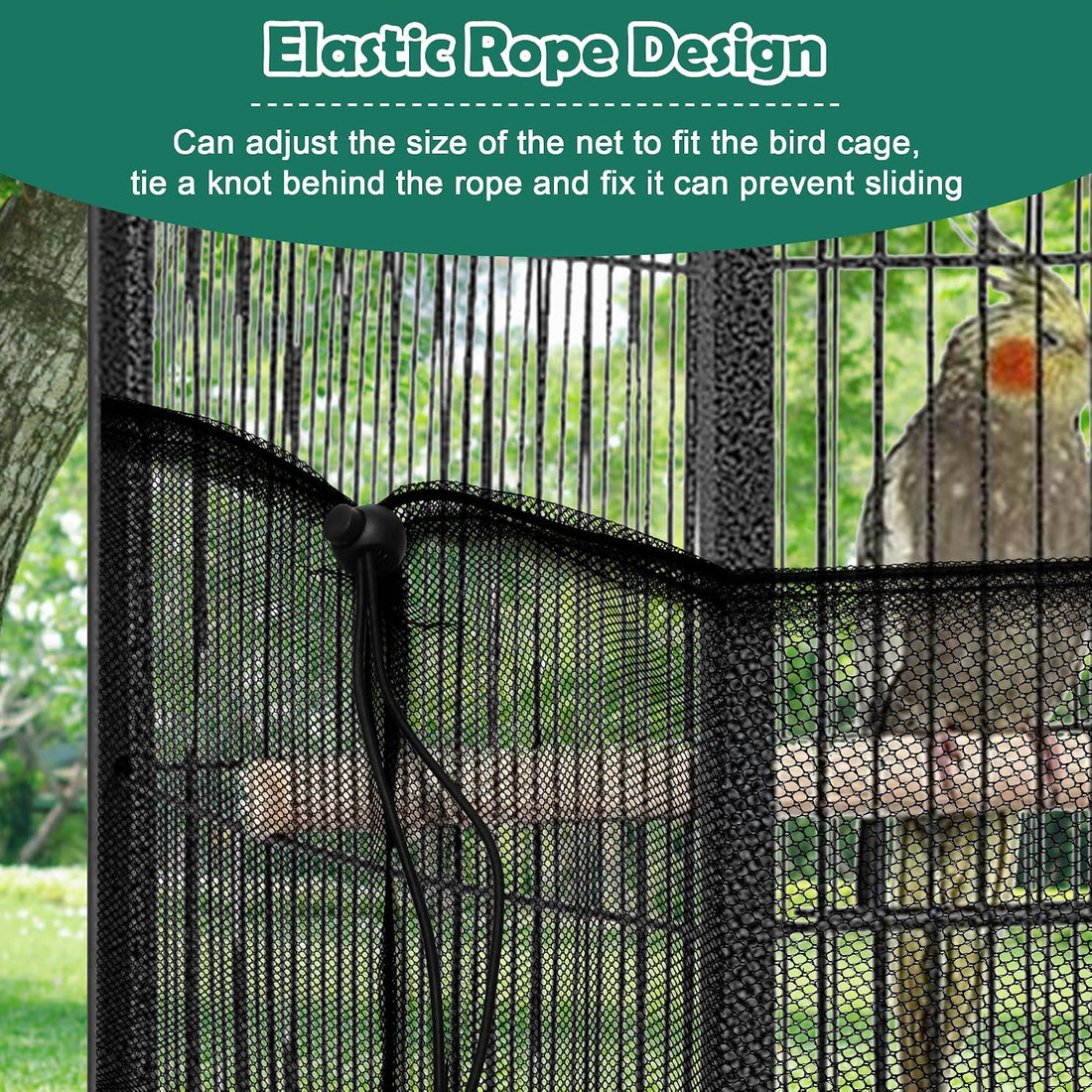 2 Pack Bird Cage Seed Catcher Guard