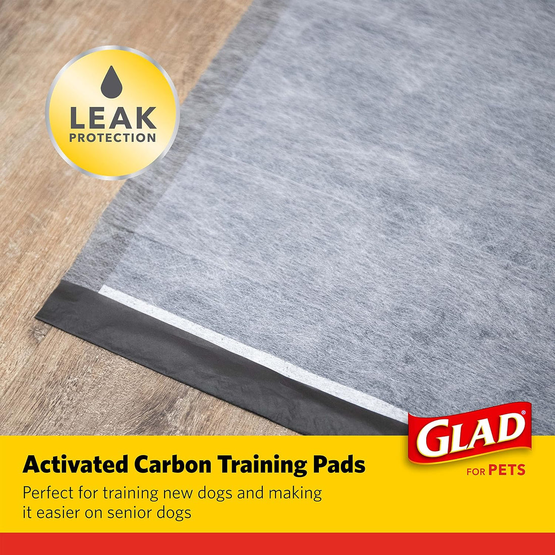 Glad for Pets Black Charcoal Puppy Pads
