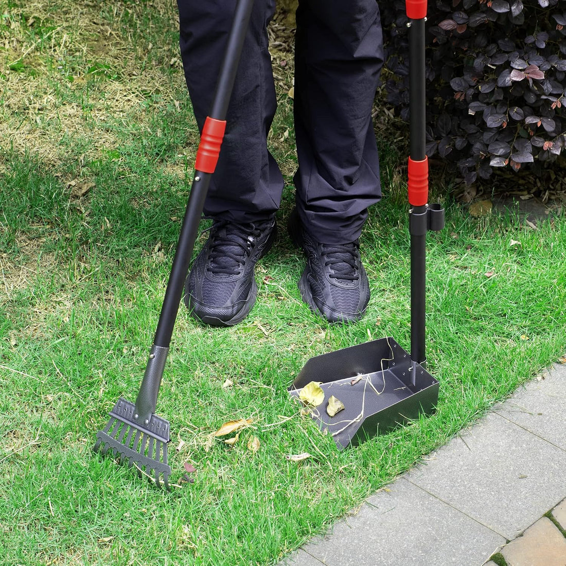 Heeyoo Dog Pooper Scooper, Dog Poop Tray and Rake Set