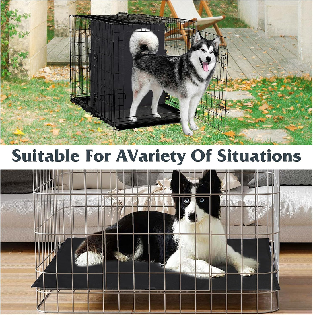 Leekalos Soft Dog Crate Divider Panel (Divider Only, Without Crate)