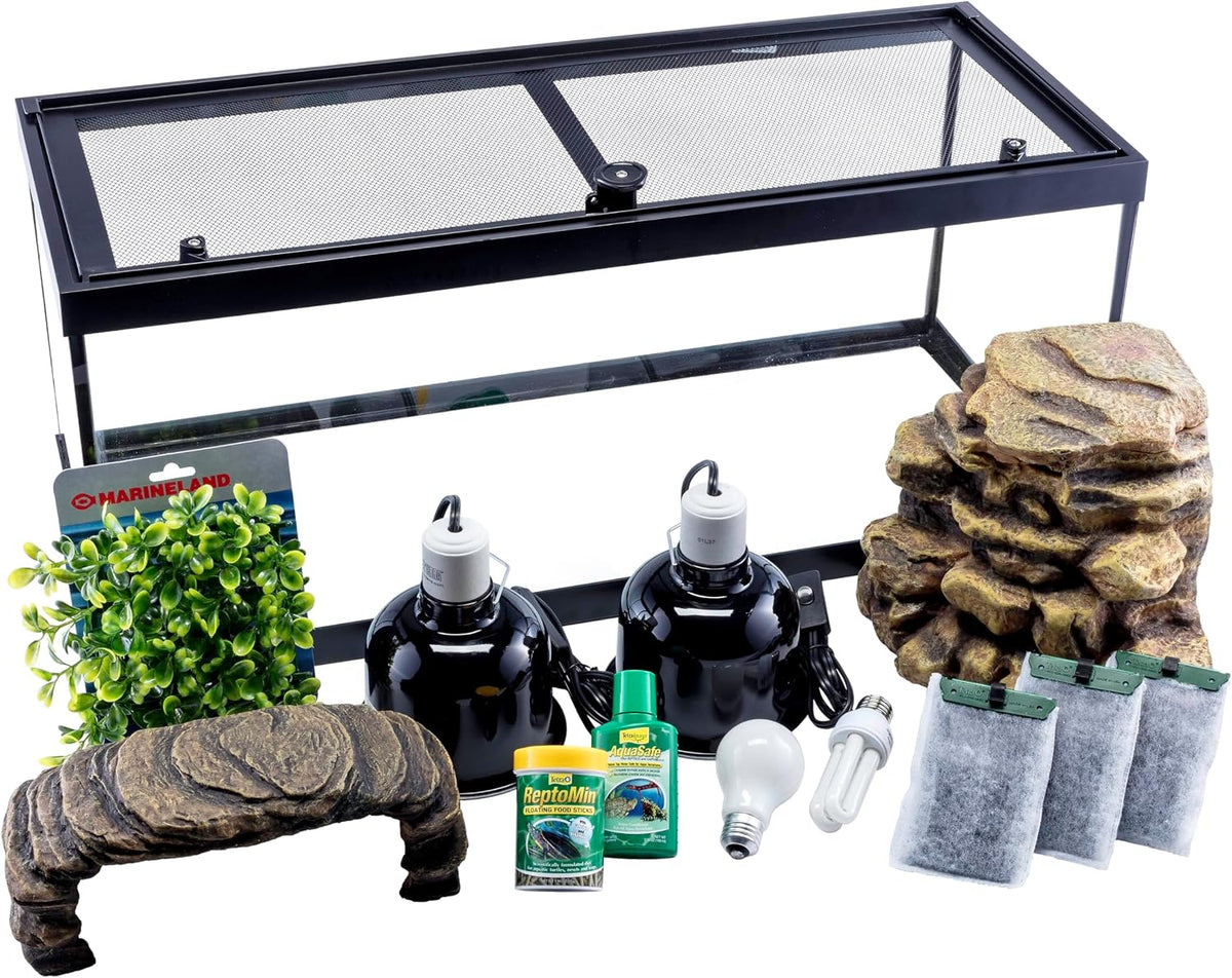 Tetra 20 Gallon Deluxe Aquarium Kit for Aquatic Turtles