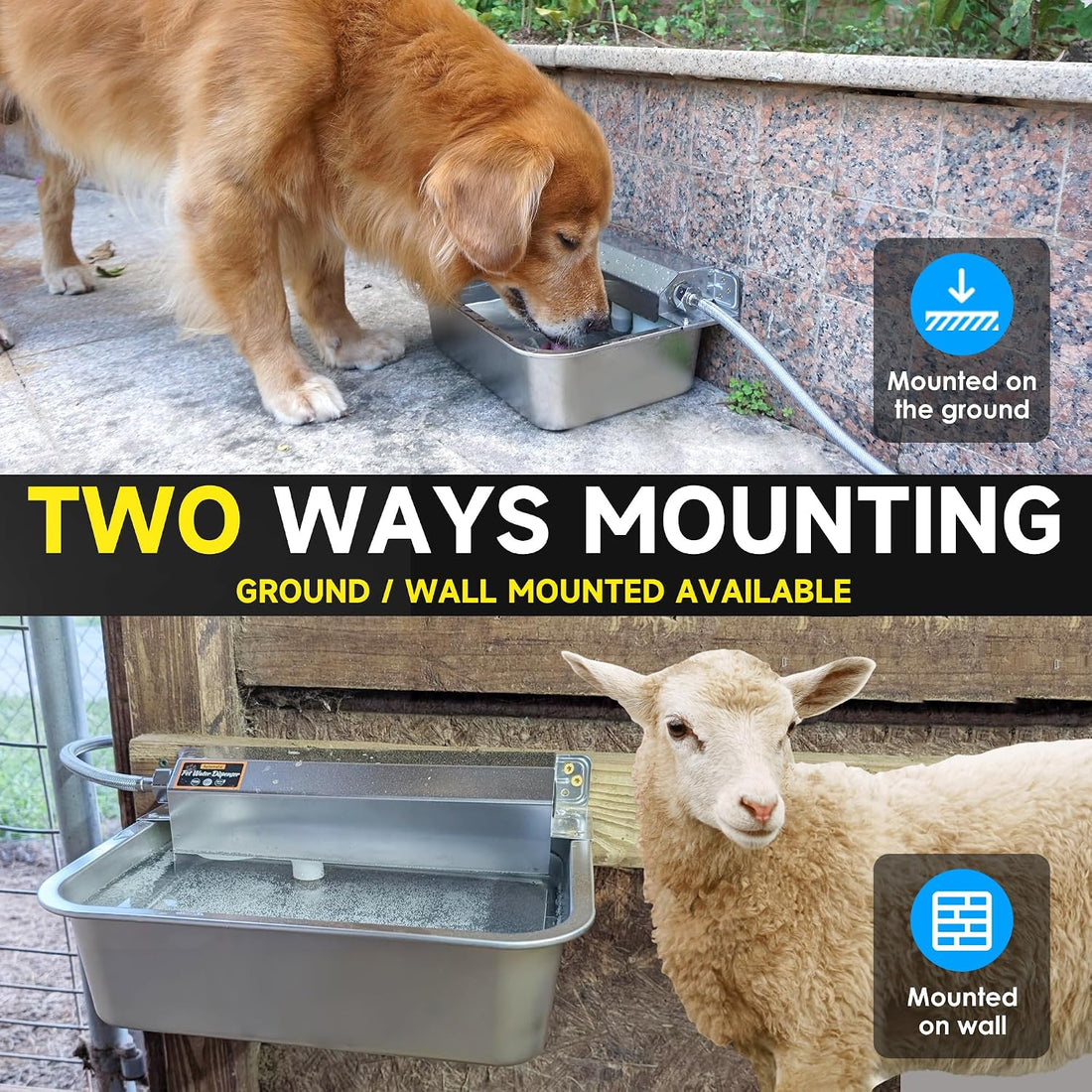 PETSOLON Automatic Water Dispenser for Dogs