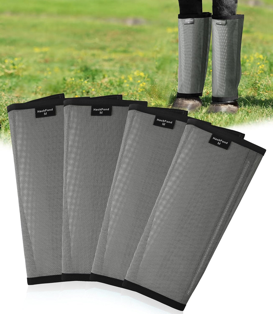 Fly Boots for Horses Set of 4, Breathable & Fly-Proof Horse Fly Boots
