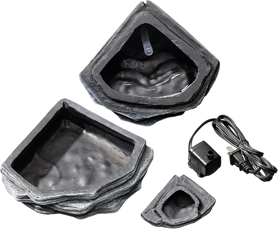 Zilla Pet Reptile Terrarium Waterfall Décor, Small