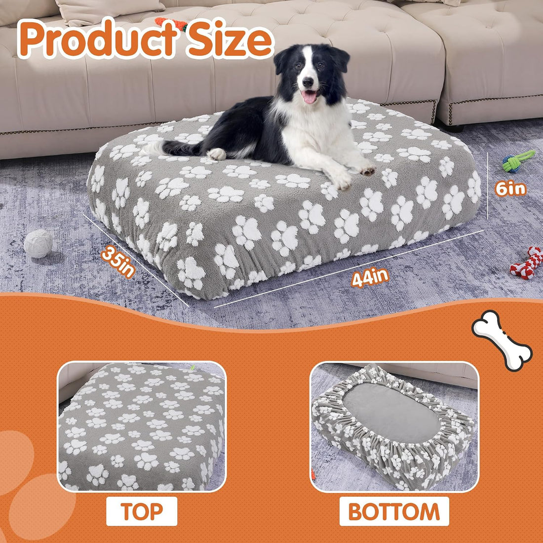 BALAPET Washable Dog Bed Cover 100% Waterproof