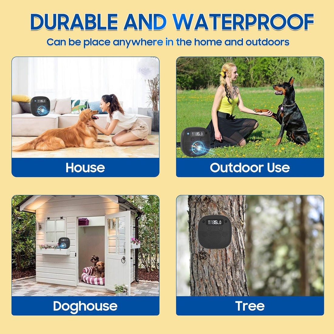 Tetra Anti Barking Device for Dogs,Ultrasonic Dog Bark Deterrent