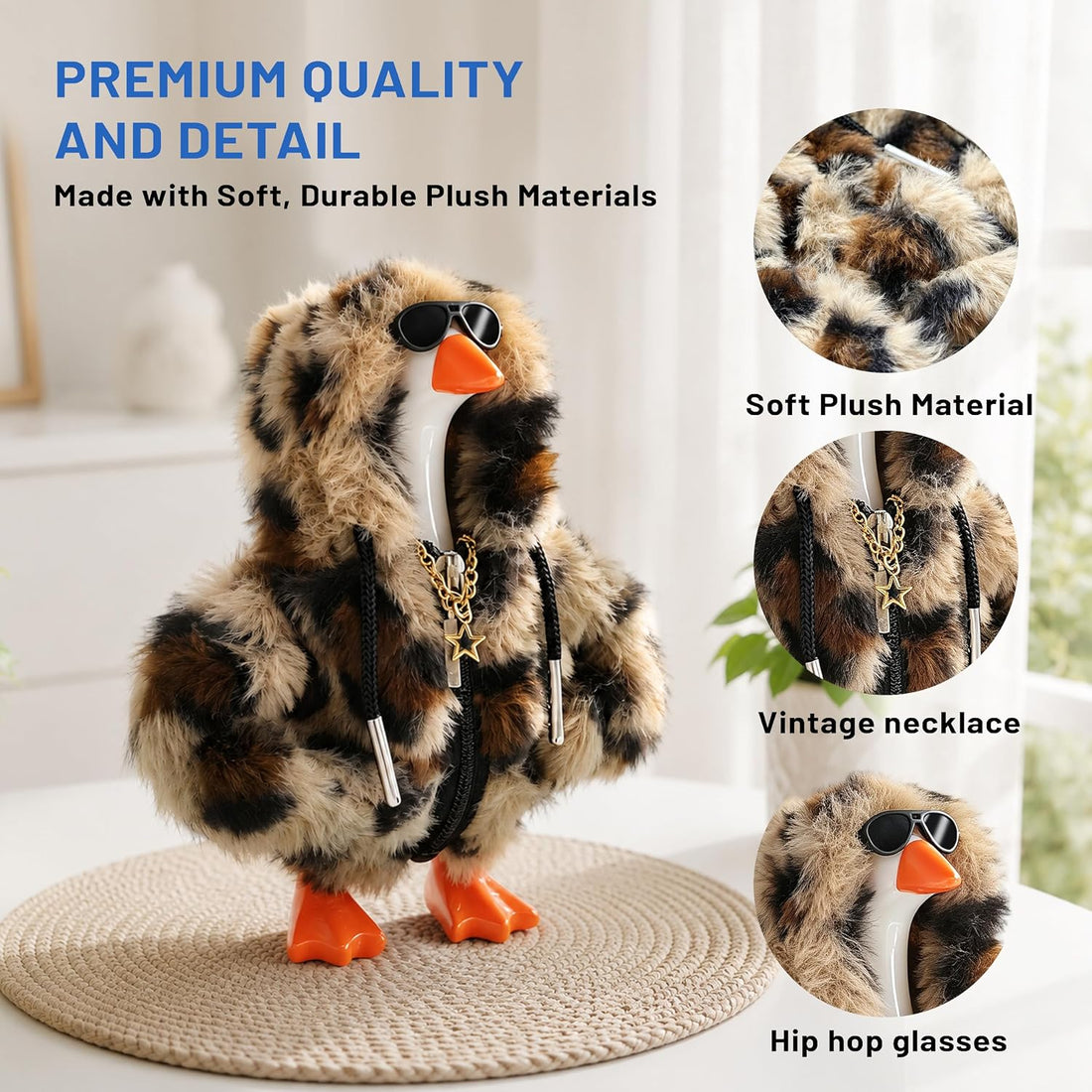 12PCS Desk Goose Outfits 7 Inches