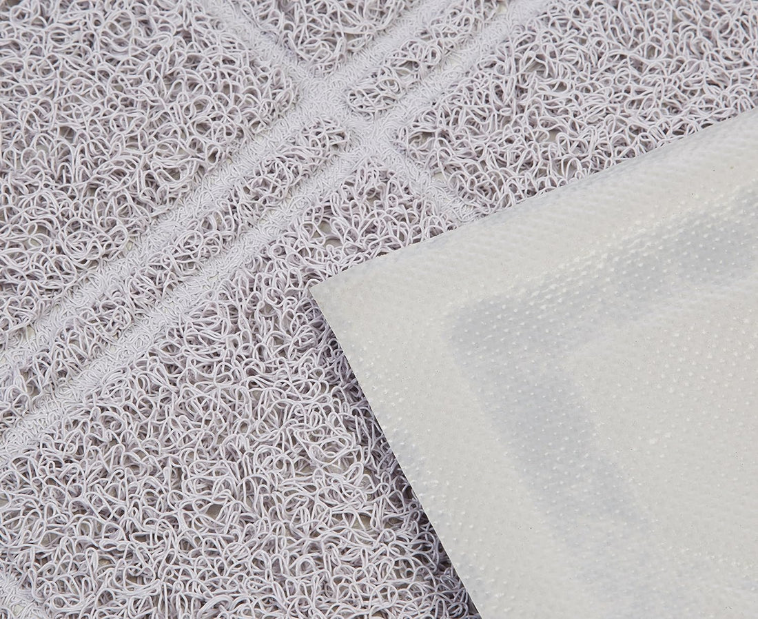 Less-Mess Litter Trapping Cat Litter Box Mat, Soft on Kitty Paws