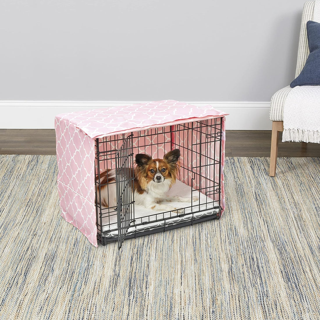MidWest Homes for Pets Small Dog Crate Cover Featuring Teflon Fabric