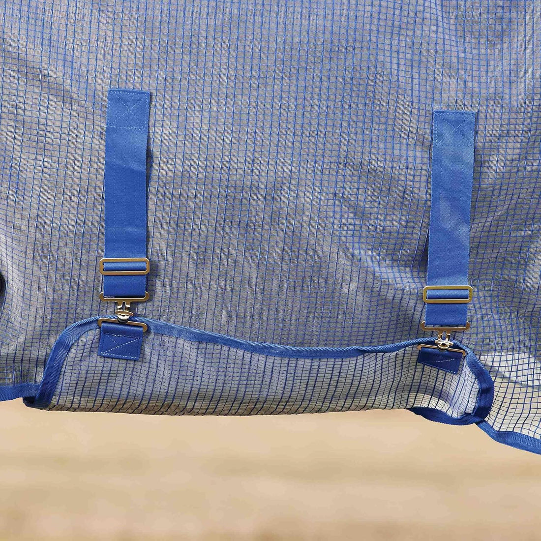 WeatherBeeta ComFiTec Ripshield Fly Sheet Detach-A-Neck, White/Cobalt
