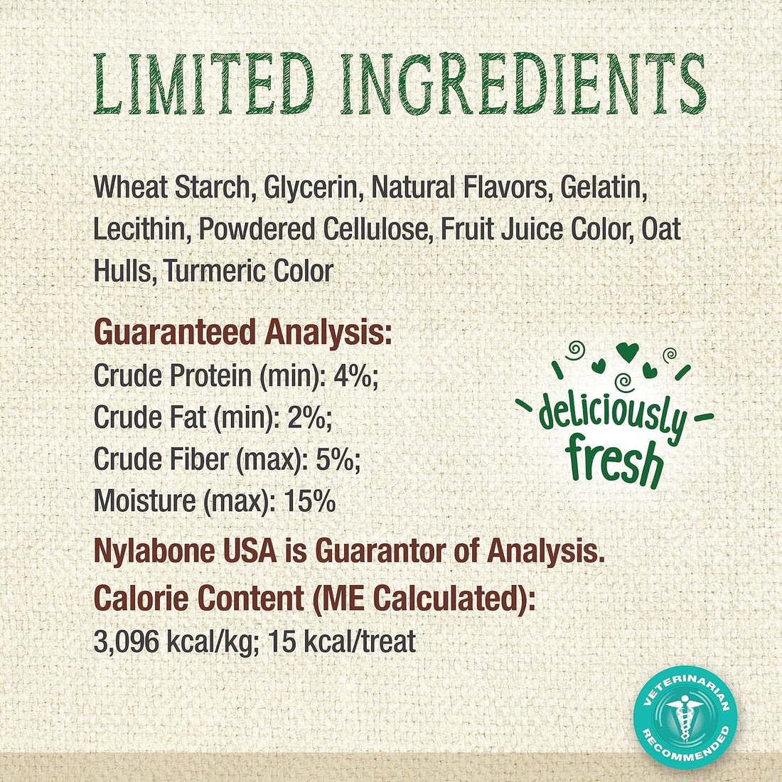 Nylabone Nutri Dent Natural Dental Chews for Dogs