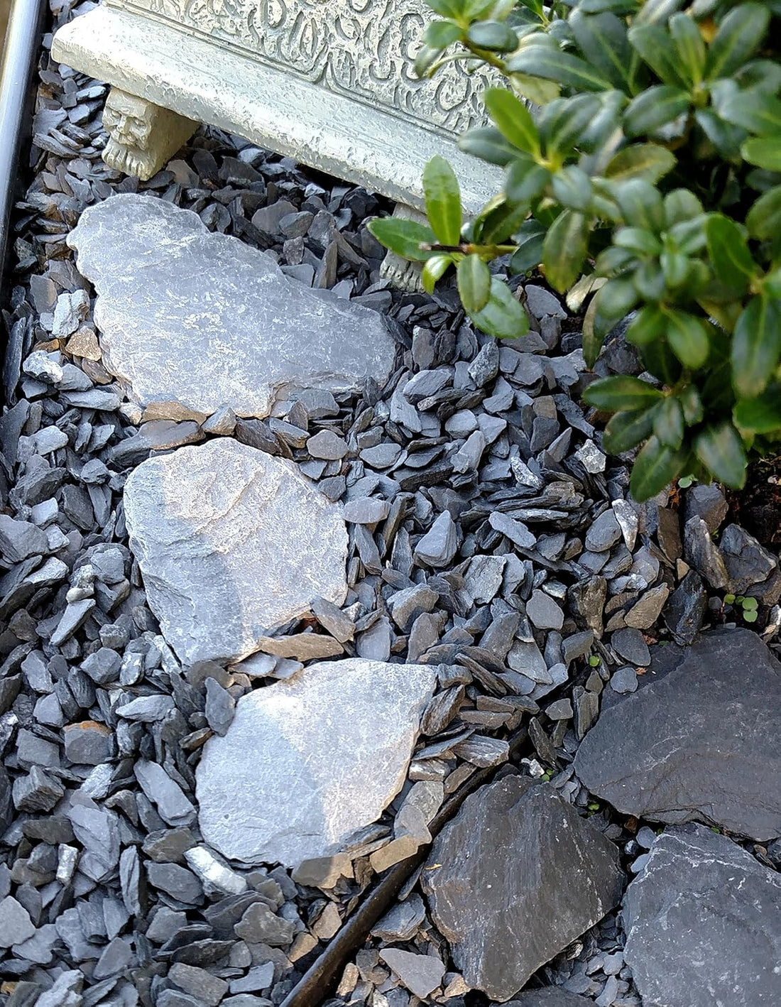 Natural Slate Stone Gravel 1/8 to 1/4 inch