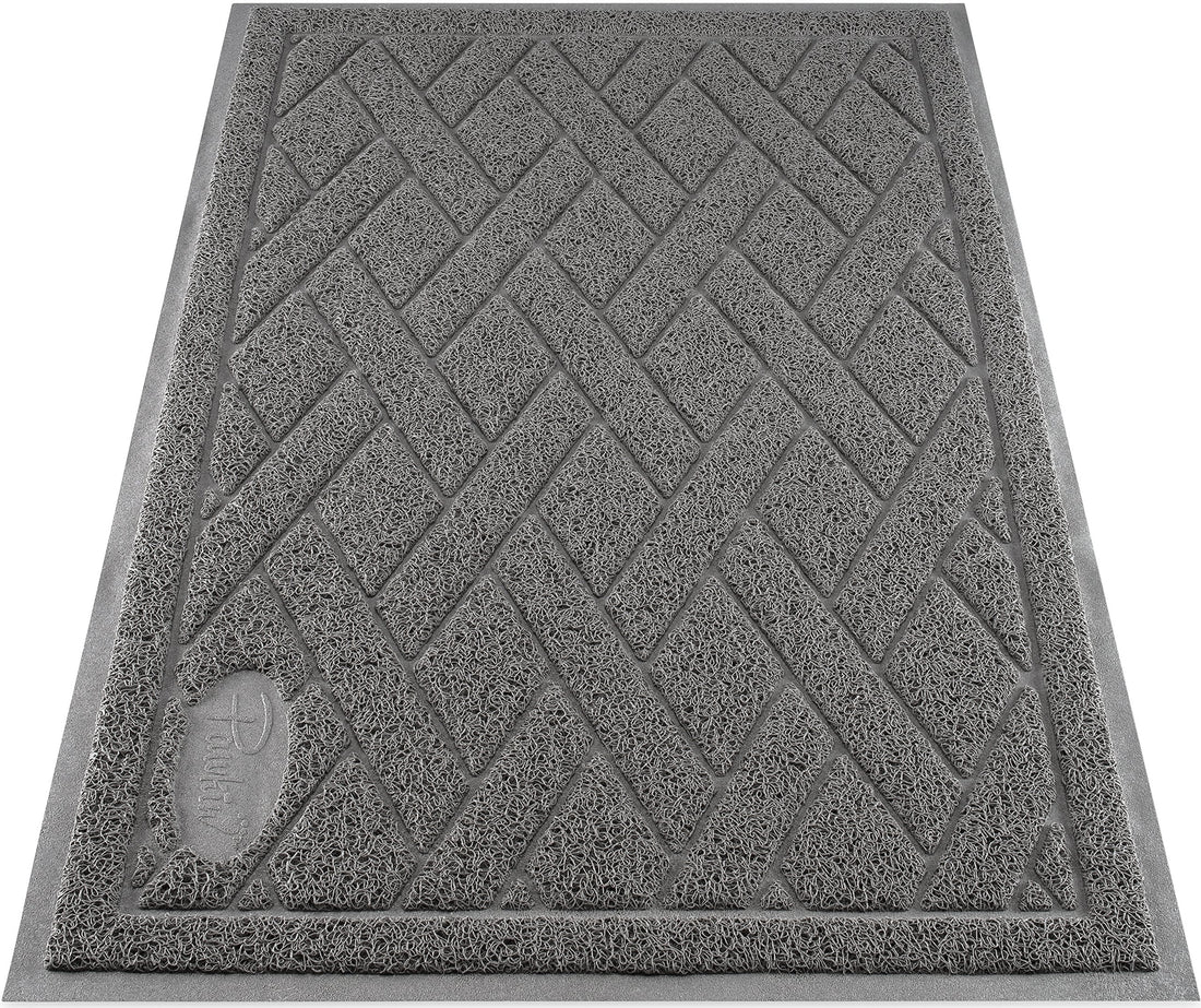 Pawkin Cat Litter Mat, Patented Design with Litter Lock Mesh